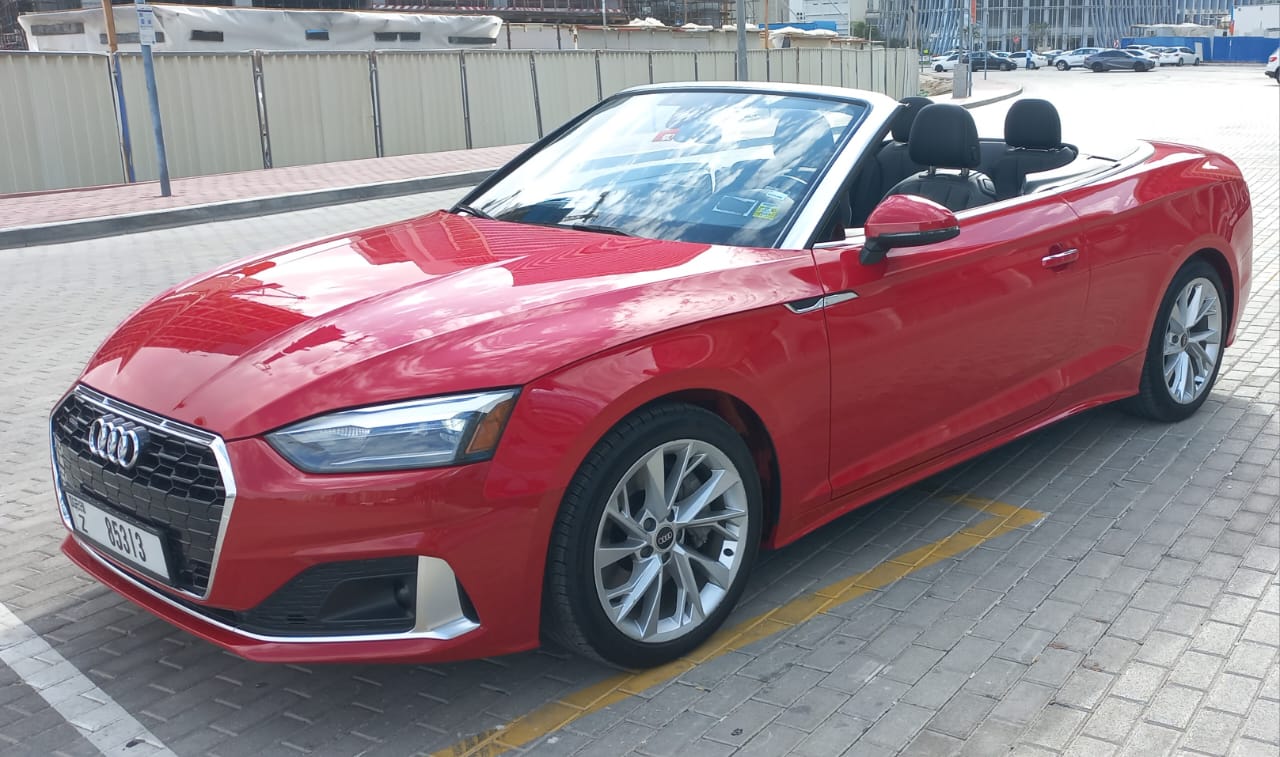 Audi A5 Convertible 2022 for rent in dubai